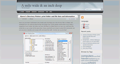Desktop Screenshot of amilewide.npph.net