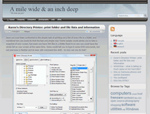 Tablet Screenshot of amilewide.npph.net